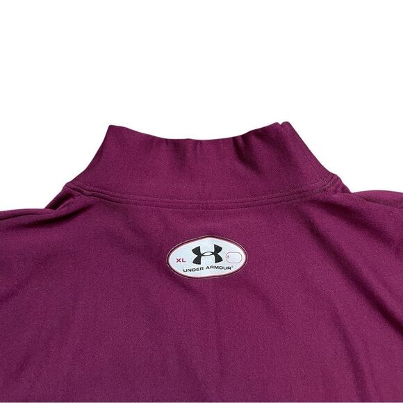 UNDER ARMOUR Coldgear Mock Neck Long Sleeve Shirt Size XL - Picture 4 of 6